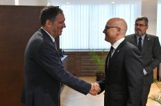 Minister Vučević meets with Ambassador of Israel Vilan