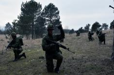 Infantry soldiers undergo specialized training