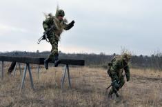 Infantry soldiers undergo specialized training