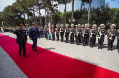 Meeting between defence ministers of Serbia, Azerbaijan in Baku