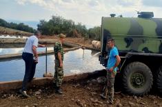 Vojska Srbije angažuje dodatne kapacitete za pomoć u vodosnabdevanju