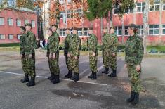 December Intake of Soldiers Doing Voluntary Military Service