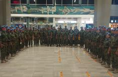 Rotation of SAF contingent in MINUSCA